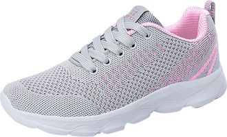 Generic 2026 Running Shoes for Women Sporting Slip On Mesh Working Lightweight (4.5) Pink