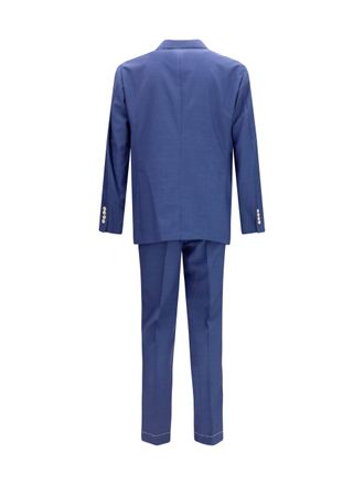 Brunello Cucinelli Mens Single-Breasted Suit With Peak Lapels Royal Fleece Wool Ovis Aries Suits