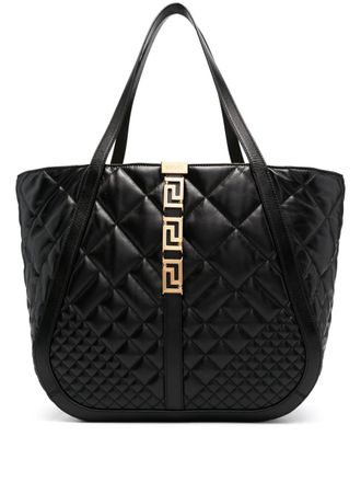 Versace Greca Goddess shoulder bag - Black