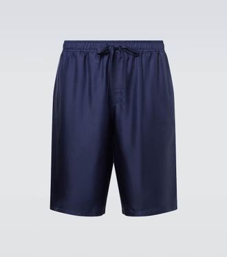 Dolce & Gabbana Silk satin bermuda shorts