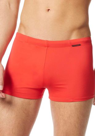 Bruno Banani Badehose BRUNO BANANI, Herren, Gr. XXL (8), N-Gr, rot, Polyamid, unifarben, Badehosen Badehose