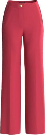Guess Slim Fit Roze Broek - Dames - Wijde Broeken - Roze - XL - Broeken