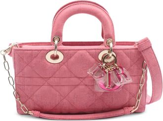 Dior 2010s Canage Lady D-Joy shopper - Roze