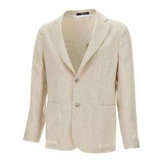 Barba Blazers, male, Beige, Size: 2XL Easy J Mono Blazer