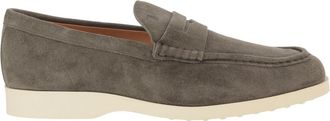 Tod's Grey Solid Loafers