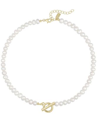 Electric Picks Electric Picks 14K Plated 6mm Pearl Vacation Mode Necklace