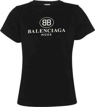 Balenciaga Top con stampa 2018 - Nero
