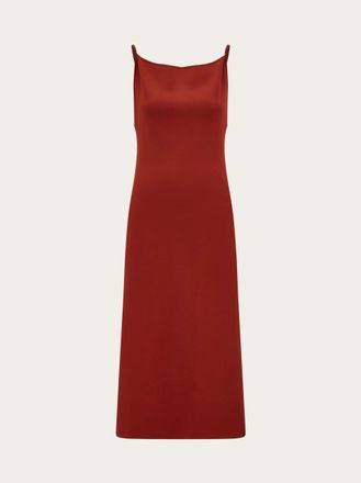 Ferragamo Donna Slip dress in maglia Rosso