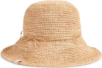 Rag & Bone Woven Raffia Bucket Hat in Natural at Nordstrom, Size Medium