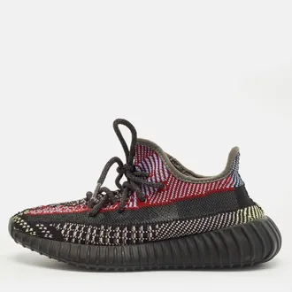 Yeezy by Kanye West Yeezy Multicolor Knit Fabric Boost 350 V2 Lace Up Sneakers