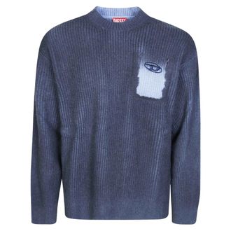 Diesel Heren, Truien, Blauw, Maat: XL
