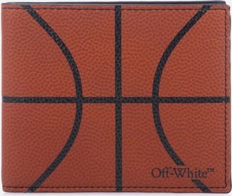 Off-white Mens Basket Bifold Wallet - Orange - Size: ONE size
