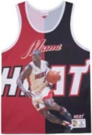 Mitchell & Ness Lakers Shaquille ONeal Sublimated Tank Black White Yellow Purple TMTK3207-LALYYSONBKGD