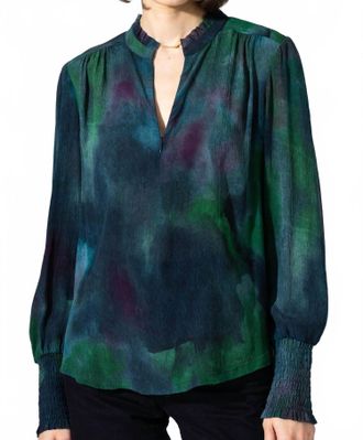 Go Silk Soft Spoken Blouse In Coastal Lagoon
