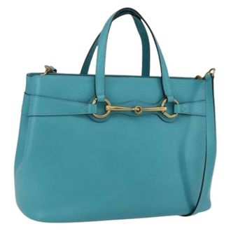 Gucci Borsa a mano in pelle Pre-owned - - Pre-owned - Donna - Blu - ONE SIZE