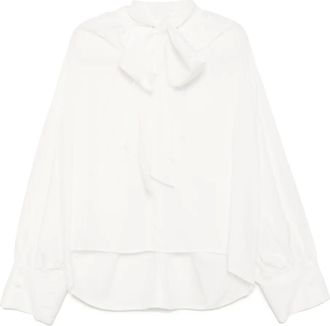 GOEN.J Blusa con arricciatura - Bianco