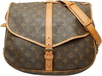 Louis Vuitton Pre-owned Shoulder bag - Dames - Vintage Schoudertas - Bruin - ONE Size - Leer - Vintage