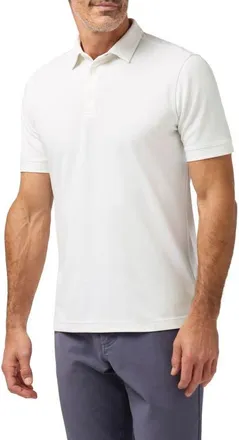 Mizzen+Main Kent Solid Polo in White at Nordstrom, Size Xx-Large