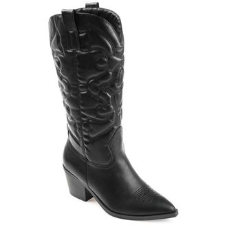 Journee Collection Women & apos;s Chantry Wide Calf Boots