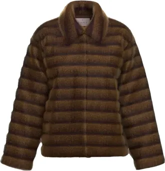 Marella Emmagio Jacket - Jackets - Mujer - Marr&oacute;n - 2XS