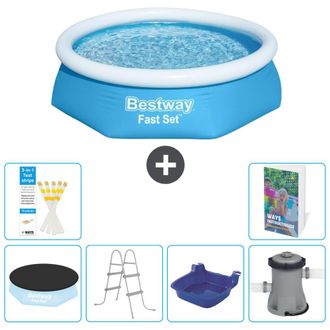 Bestway Piscina Bestway Fast Set Redonda - 244x61 Cm - 7-piezas S140