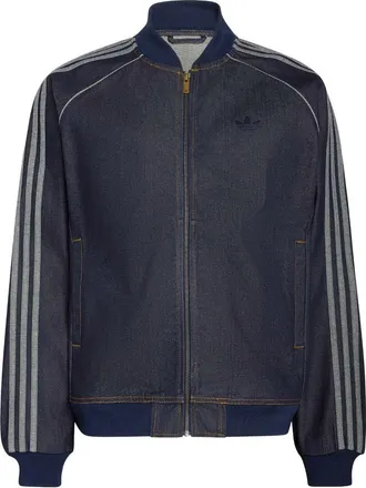 adidas SST Adicolor Denim Track Top Asia Sizing Indigo Denim KS6926