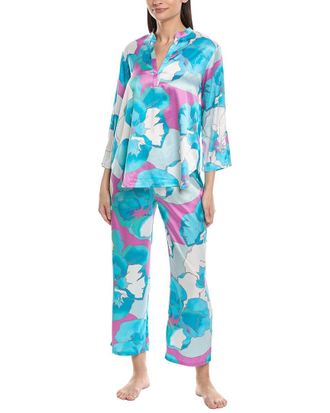 Natori 2Pc Floria Mandarin Pajama Set