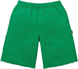 SUPREME SS26 Double Knee Painter Sweatshort Green SUP-SS26-204-GRN
