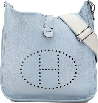 Hermès 2013 Clemence Evelyne III 33 crossbodytas - Blauw
