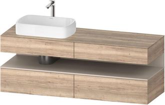 Duravit Qatego Consola Mueble Bajo Lavabo, 2 Extensiones, 2 - Duravit