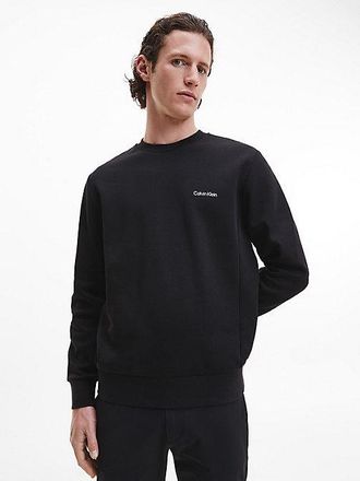 Calvin Klein Recycled Polyester Sweatshirt - Calvin Klein - Black - Men - XXL