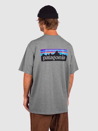 Patagonia P-6 Logo Responsibili T-Shirt grau
