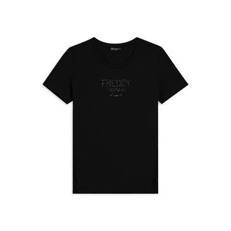 Freddy T-shirt raglan con inserto geometrico