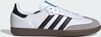 adidas Originals Unisex Samba OG Shoes White/Black Leather - Size UK 6