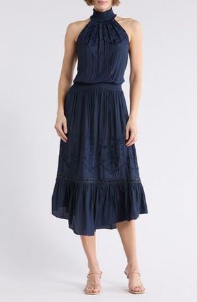 Ramy Brook Lesley Tiered Maxi Dress in Navy at Nordstrom Rack, Size X-Small