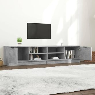 Berkfield Home TV Cabinets 2 pcs Concrete Grey 80x35x36.5 cm Engineered Wood