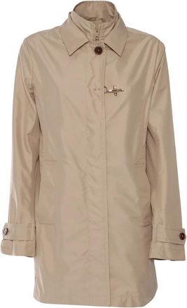 Fay Virginia Morning D.Front - Heren - Mantel - Beige - XL - Polyester - Jassen