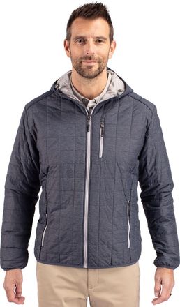 Cutter & Buck Rainier Primaloft Eco Mens Full Zip Hooded Jacket