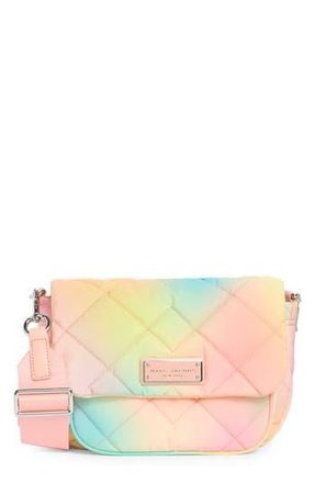 Marc Jacobs Diamond Quilt Utility Messenger Bag in Desert Sun Multi at Nordstrom Rack