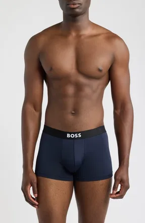 BOSS 3-Pack Micro One Performance Trunks in Green Navy Black Combo at Nordstrom, Size Xx-Large