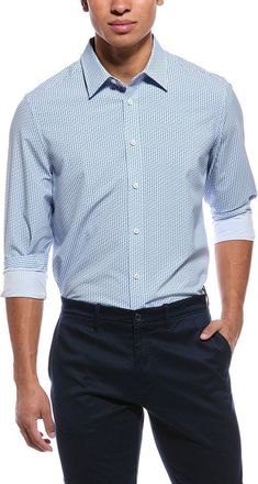 Report Collection 4-Way Printed Woven Sport Shirt