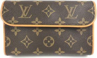 Louis Vuitton Brown Monogram Monogram Pochette Pouch Sling Bag (Pre-Owned)