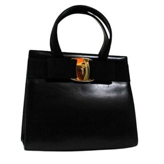 Ferragamo Pre-owned Handbags, female, Black, Size: ONE SIZE Pre-owned Handbag