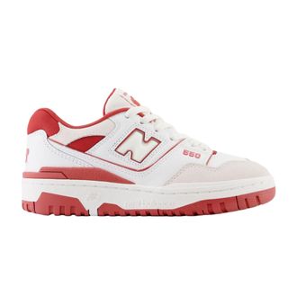 New Balance 550 White / Red BB550STF Mens