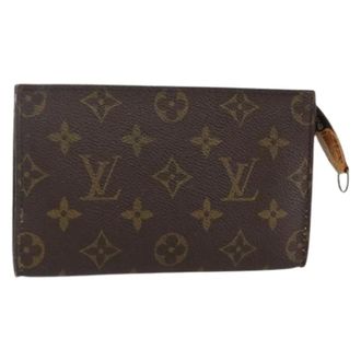 Louis Vuitton Pre-owned Clutches, female, Brown, Size: ONE SIZE Pre-owned Vintage Monogram Canvas Accessory Pouch