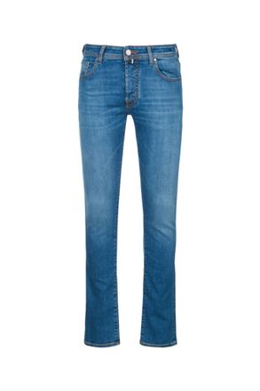 Jacob Cohen Blue Mid Rise Jeans