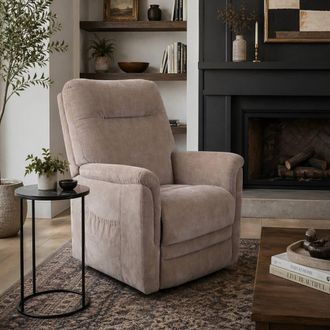 Aspire Home Accents Ascend Power Riser Recliner Armchair (1 Seater) in Taupe