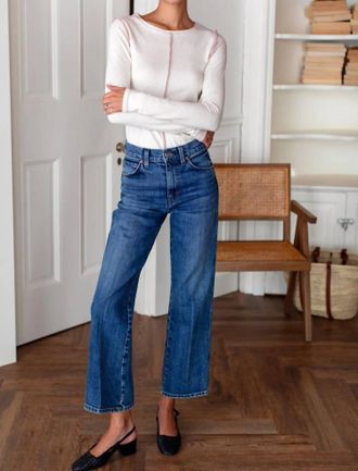 Emerson Fry Treasure Straight Denim Ankle Jeans In Generation Wash