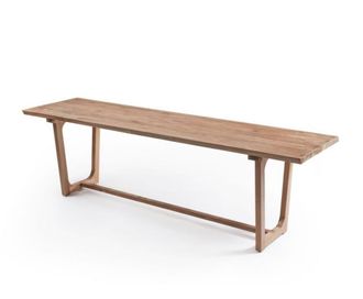 Mathi Design Mesa alta XXL de teca L300 cm