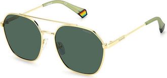 Polaroid PLD 6172/S J5G/UC Mens Sunglasses Gold Size 57